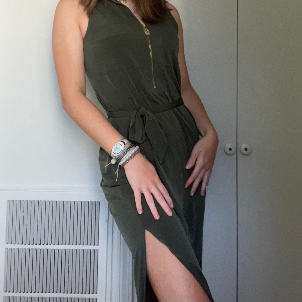 Olive Green MICHAEL Michael Kors Dress